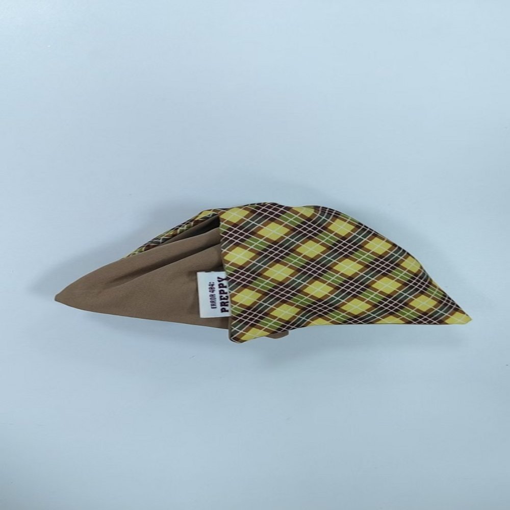 Fabric Hair Accessories Campus Chaos Collection - Yellow Fabric Claw Clip 49