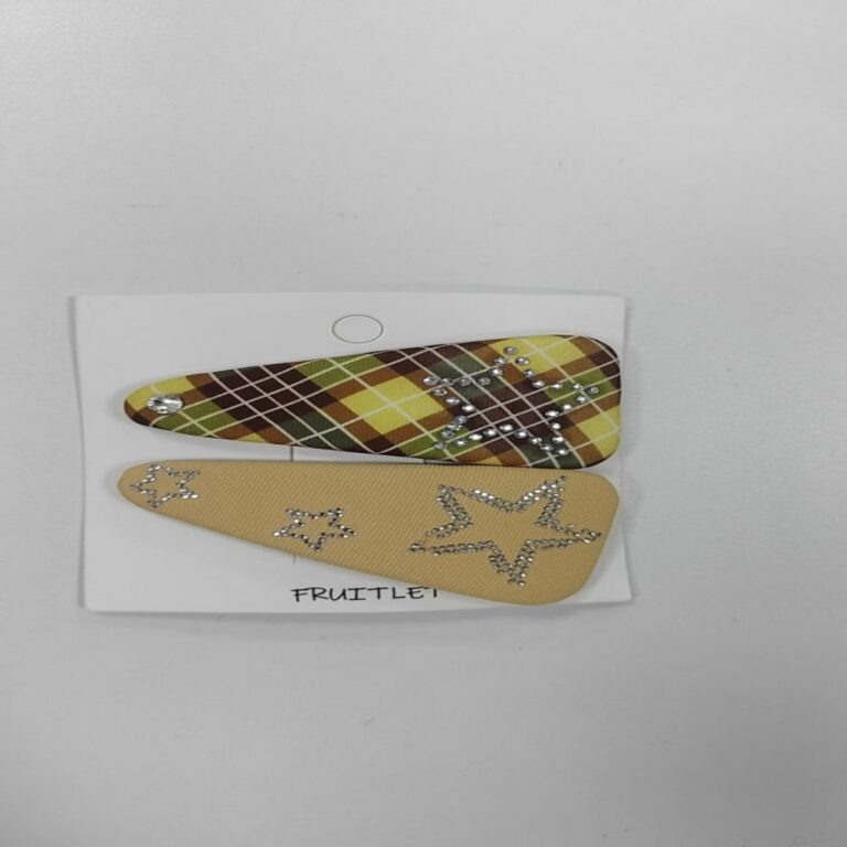 Fabric Hair Accessories Campus Chaos Collection - Yellow Fabric Hair Clip 55