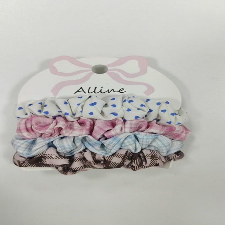 Fabric Hair Accessories Campus Chaos Collection - Multicolor Fabric Scrunchie 37
