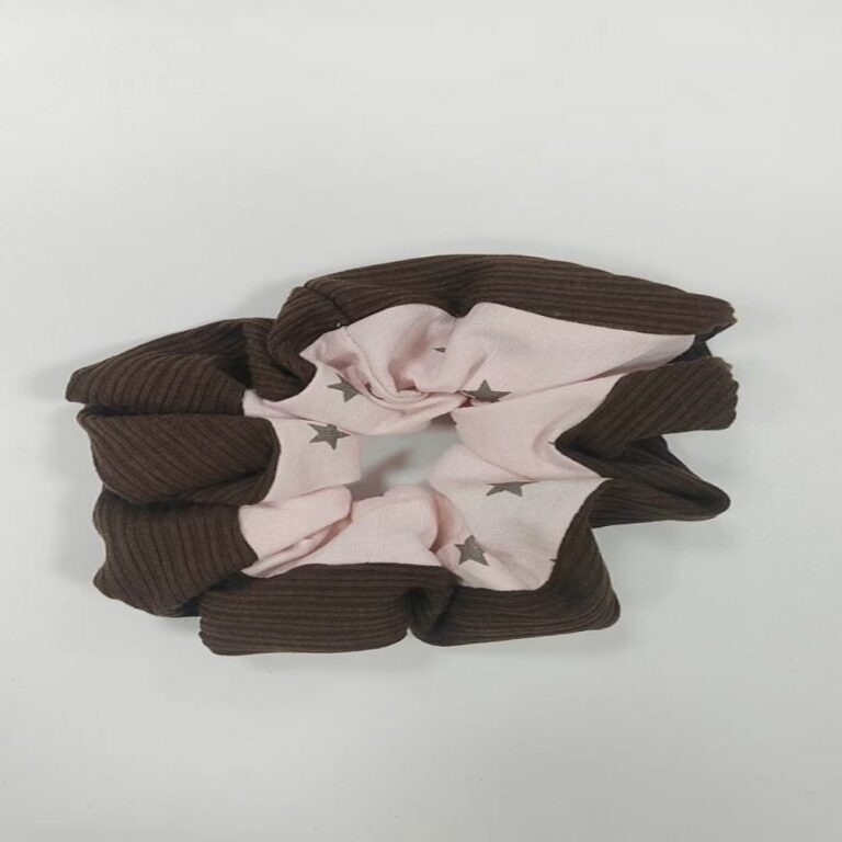 Fabric Hair Accessories Campus Chaos Collection - Pink Fabric Scrunchie 26