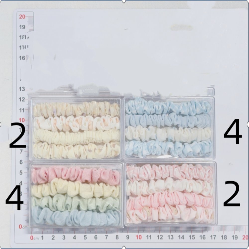 Elastic Hair Ties C* Versatile Mini Scrunchie Hair Ties - Boxed Set