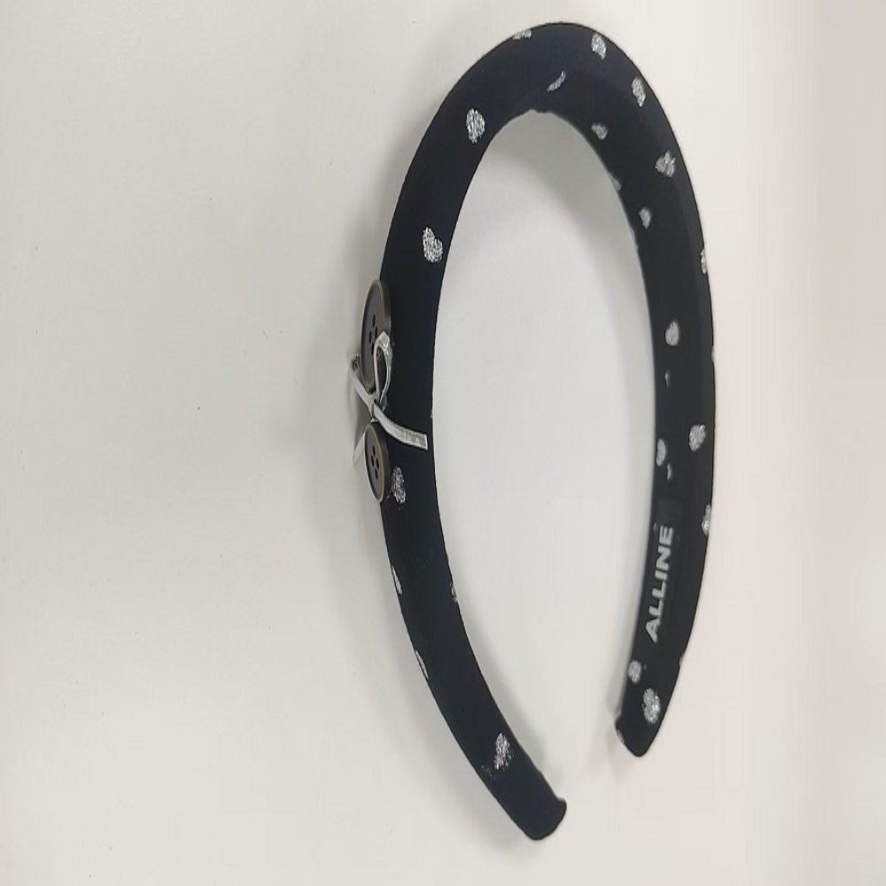 Fabric Hair Accessories Campus Chaos Collection - Black Fabric Headband 32