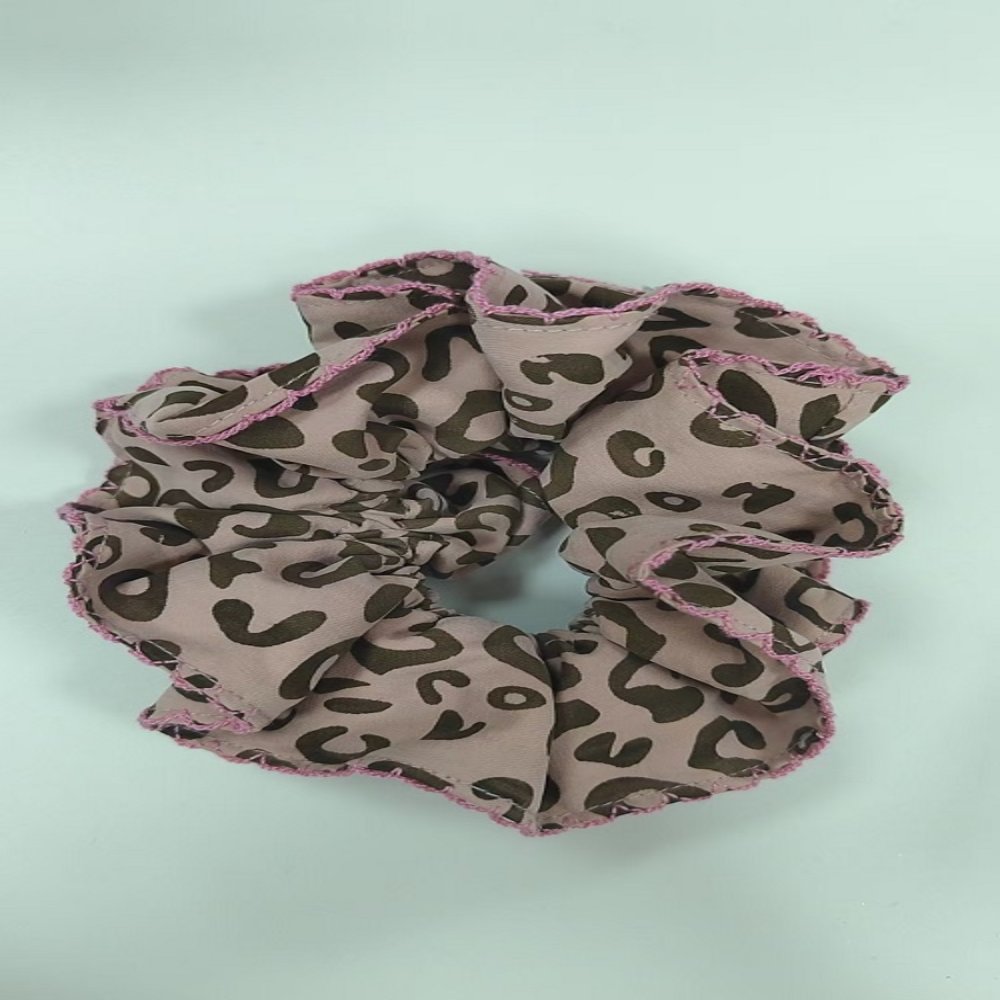 Fabric Hair Accessories Campus Chaos Collection - Pink Fabric Scrunchie 29