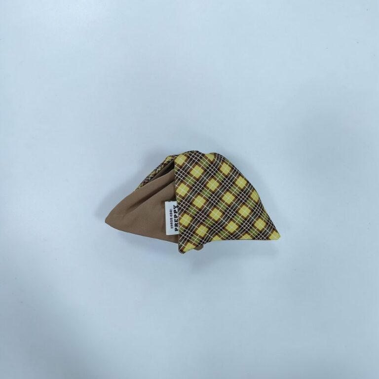 Fabric Hair Accessories Campus Chaos Collection - Yellow Fabric Claw Clip 49