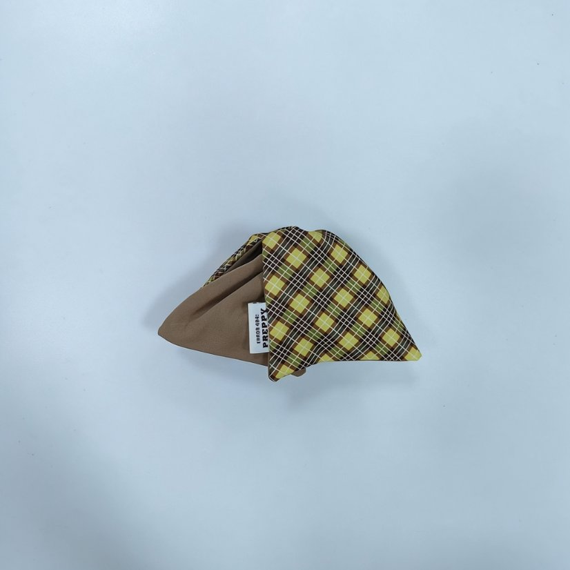 Fabric Hair Accessories Campus Chaos Collection - Yellow Fabric Claw Clip 49