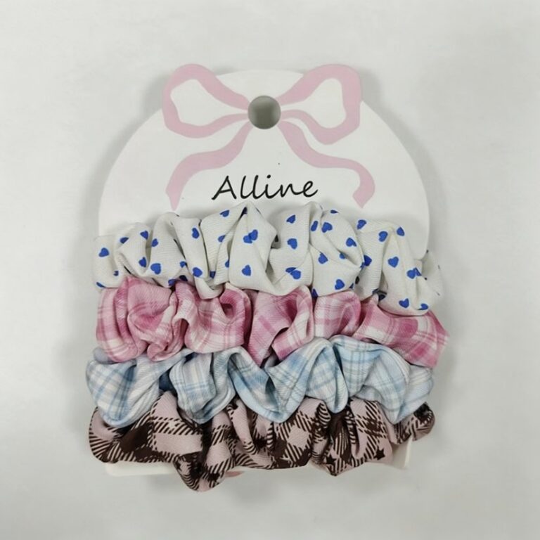 Fabric Hair Accessories Campus Chaos Collection - Multicolor Fabric Scrunchie 37