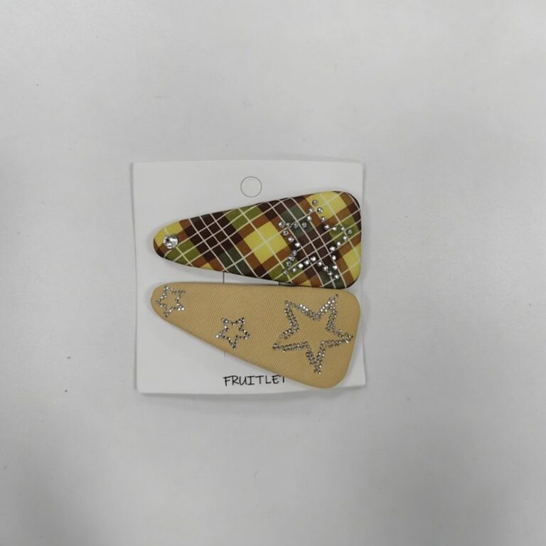Fabric Hair Accessories Campus Chaos Collection - Yellow Fabric Hair Clip 55