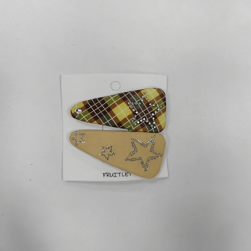 Fabric Hair Accessories Campus Chaos Collection - Yellow Fabric Hair Clip 55