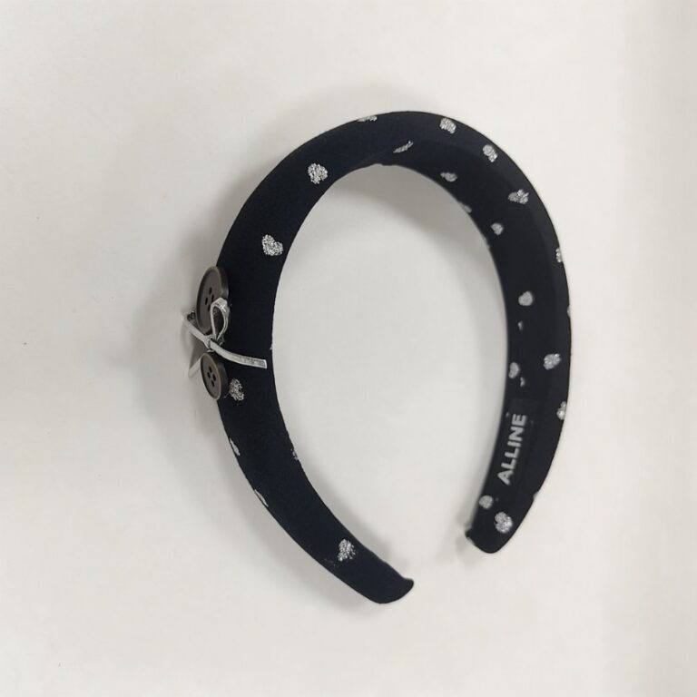Fabric Hair Accessories Campus Chaos Collection - Black Fabric Headband 32